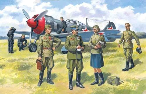 ICM Sowjetische Piloten & Bodenpersonal 1943-45 1:48 (48084)