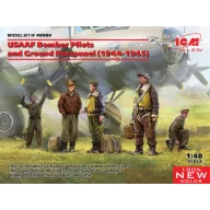   ICM USAAF Bomber Pilots and Ground Personnel (1944-1945) (100% new molds) 1:48 (48088)