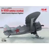   ICM I-153 winter version WWII Soviet Biplane Fighter 1:48 (48096)