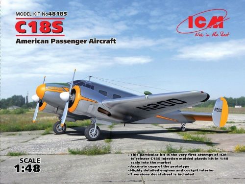 ICM C18S,American Passenger Aircraft 1:48 (48185)