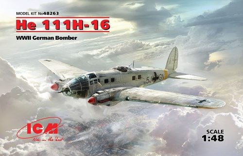 ICM He 111H-16, WWII German Bomber 1:48 (48263)
