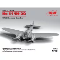 ICM He 111H-20, WWII German Bomber 1:48 (48264)