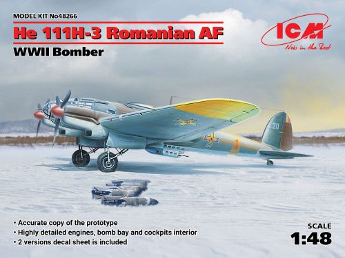 ICM He 111H-3 Romanian AF, WWII Bomber 1:48 (48266)