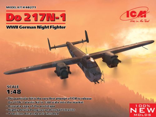 ICM Do 217N-1,WWII German Night Fighter (100% new molds) 1:48 (48271)