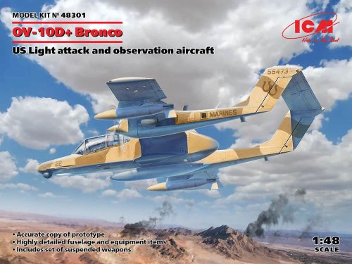ICM OV-10D+ Bronco, US Attack Aircraft 1:48 (48301)