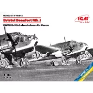   ICM Bristol Beaufort Mk.I, WWII British dominions Air Force 1:48 (48312)
