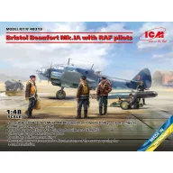ICM Bristol Beaufort Mk.IA with RAF pilots 1:48 (48313)
