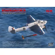   ICM Bristol Beaufort Mk.IA, WWII British torpedo bomber 1:48 (48315)