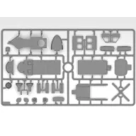 ICM UH-60A Black Hawk with ESSS and Skis 1:48 (48368)