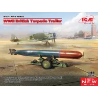   ICM WWII British Torpedo Trailer (100% new molds) 1:48 (48405)