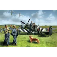 ICM Spitfire Mk IX with RAF Pilots /Ground Crew 1:48 (48801)