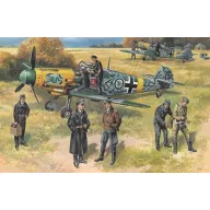   ICM Bf 109F-2 with German Pilots and Ground Personnel 1:48 (48803)