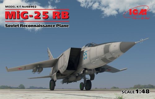 ICM MiG-25 RB Sovit Reconnaissance Plane 1:48 (48902)