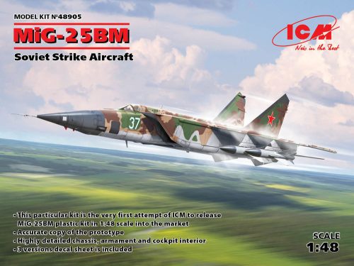 ICM MiG-25 BM, Soviet Strike Aircraft 1:48 (48905)