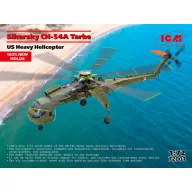   ICM Sikorsky CH-54A Tarhe, US Heavy Helicopter (100% new moulds) 1:72 (72001)
