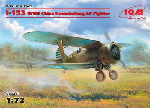 ICM I-153,WWII China Guomindang AF Fighter 1:72 (72076)