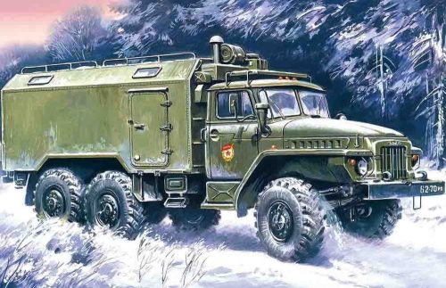 ICM URAL-375A Kommandowagen 1:72 (72712)