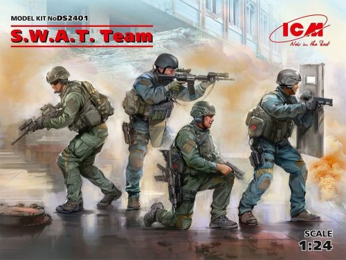 ICM S.W.A.T. Team (4 figures) 1:24 (DS2401)