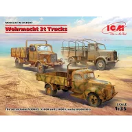   ICM Wehrmacht 3t Trucks (V3000S, KHD S3000, L3000S) 1:35 (DS3507)