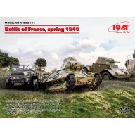  ICM Battle of France, spring 1940 (Panhard 178 AMD-35,FCM 36,Laffly V15T) 1:35 (DS3514)