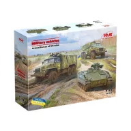  ICM Military vechicles of the Armed Forces of Ukraine (SPz Marder 1A3, URAL-43203, BM-21 'Grad') 1:72 (DS7205)