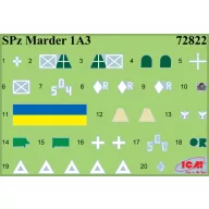   ICM Military vechicles of the Armed Forces of Ukraine (SPz Marder 1A3, URAL-43203, BM-21 'Grad') 1:72 (DS7205)