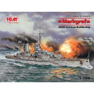   ICM Markgraf (full hull & waterline) WWI German Battleship 1:700 (S.017)