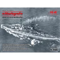  ICM Markgraf (full hull & waterline) WWI German Battleship 1:700 (S.017)