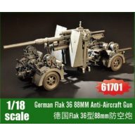   I LOVE KIT German Flak 36 88MM Anti-Aircraft Gun 1:18 (61701)