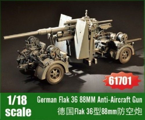 I LOVE KIT German Flak 36 88MM Anti-Aircraft Gun 1:18 (61701)