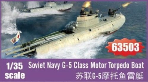 I LOVE KIT Soviet Navy G-5 Class Motor Torpedo Boat 1:35 (63503)