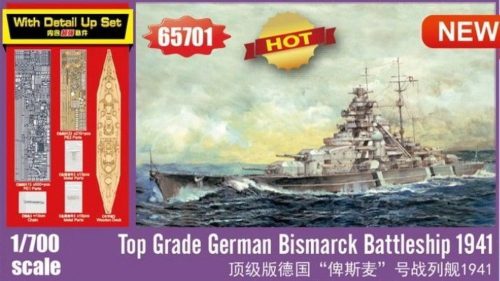 I LOVE KIT Top Grade German Bismarck Battleship 1:700 (65701)