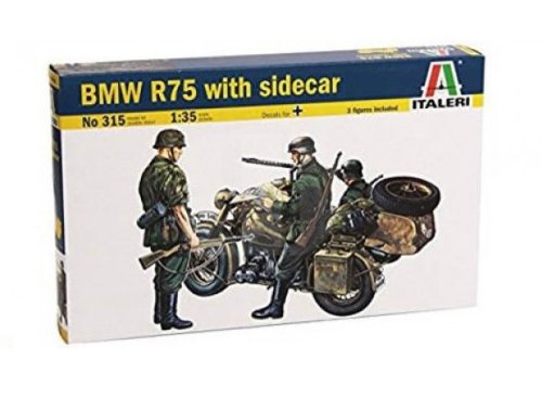 Italeri 1:35 BMW R75 with Sidecar (0315)