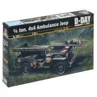 Italeri 1:35 1/4 TON. 4x4 Ambulance Jeep (326)