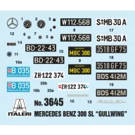 Italeri 1:24 Mercedes Benz 300 SL Gull Wing (3645)