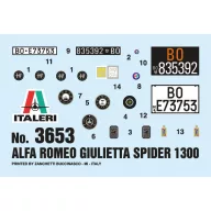 Italeri Alfa Romeo Giulietta Spider 1300 1:24 (3653)