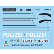 Italeri 1:24 VW Golf Mk.I POLICE (3666)