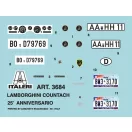 Italeri 1:24 Lamborghini Countach 25th Anniversary (3684)