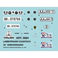 Italeri 1:24 Lamborghini Countach 25th Anniversary (3684)