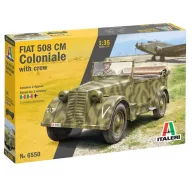 Italeri 1:35 Fiat 508 CM Coloniale with Crue (6550)