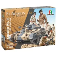 Italeri 1:35 Brit. Crusader Mk.III w/ Tank Crew (6592)