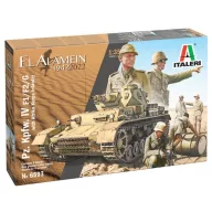   Italeri 1:35 El Alamein Pz.Kpfw.IV F1/F2/G with Afrika Korps Figures (6593)