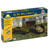   Italeri SD.Kfz.251/1 Ausf. 2in1 Fast Assembly Kit 1:72 (7516)