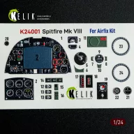   Kelik Spitfire Mk VIII interior 3D decals for Airfix kit 1:24 (K24001)