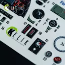 Kelik Spitfire Mk VIII interior 3D decals for Airfix kit 1:24 (K24001)