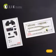   Kelik P-40N interior 3D decals for Trumpeter kit 1:32 (K32002)