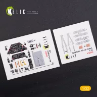   Kelik AH-1G Cobra interior 3D decals for ICM kit 1:32 (K32003)