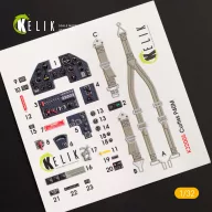   Kelik P-40M interior 3D decals for Trumpeter kit 1:32 (K32005)