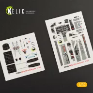   Kelik MiG-29A (9-12) Fulcrum interior 3D decals for Trumpeter kit 1:32 (K32006)