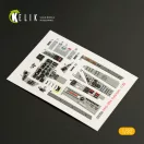 Kelik MiG-29A (9-12) Fulcrum interior 3D decals for Trumpeter kit 1:32 (K32006)